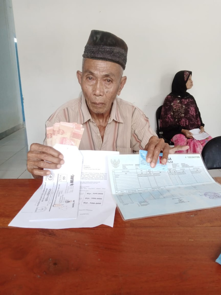 PENYALURAN KE-IV BLT DESA JERINGO BERTEPATAN DENGAN BULAN MAULID NABI